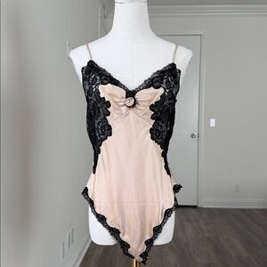 Christian Dior Le Connaisseur vintage silk bodysuit